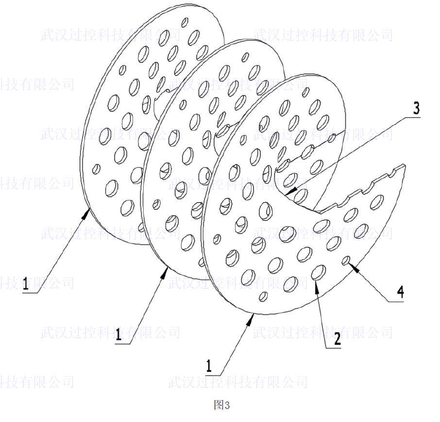 一种管壳式换热器用螺旋折流板 附图1